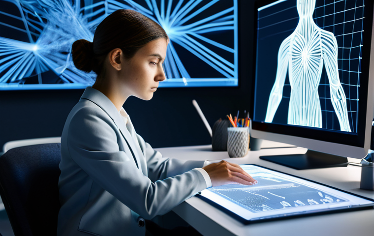 A focused female designer in modest business attire, sitting thoughtfully at a sleek desk in a contemporary digital design studio. Abstract holographic projections of intricate 3D models and lines of code shimmer in the background, symbolizing the fusion of technology and creativity. She is contemplating legal documents related to intellectual property on a tablet screen, with a perfectly formed 3D printed prototype subtly placed on the desk. The scene is illuminated by soft, natural light, creating a focused and contemplative atmosphere. This image emphasizes the challenges and considerations of modern digital craftsmanship. Perfect anatomy, correct proportions, natural pose, well-formed hands, proper finger count, professional photography, high quality, fully clothed, modest clothing, appropriate attire, professional dress, safe for work, appropriate content, family-friendly.