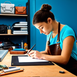 Home 12 디지털 장인 문화와 소비자 주도의 혁신 - Digital Artisan at Work**
"A digital artisan in a bright, modern workshop, fully clothed in appropr...